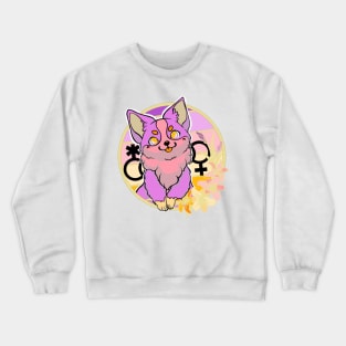 Trixic corgi (w symbol) Crewneck Sweatshirt